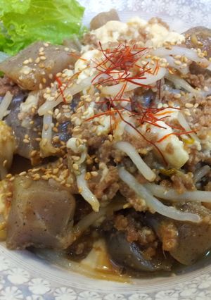 低カロ麻婆豆腐♪こんにゃく＆もやし☆-レシピのメイン写真