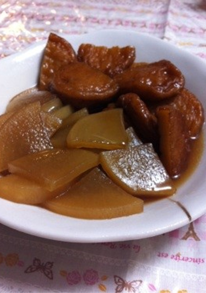 ♥さつま揚げと大根の煮物♥-レシピのメイン写真