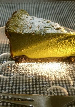 ミキサーでほろにが抹茶チーズケーキ-レシピのメイン写真
