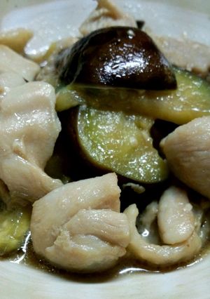 なすと鶏もも肉の塩麹煮-レシピのメイン写真