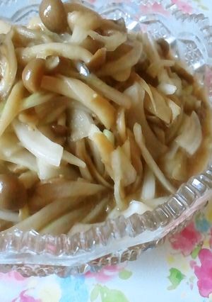 ☺新玉ねぎとキノコのサラダ☺-レシピのメイン写真