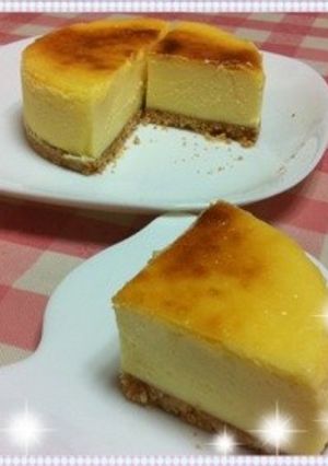 簡単！濃厚ベイクドチーズケーキ-レシピのメイン写真