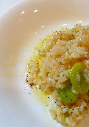 簡単に!「空豆のリゾット」♪-レシピのメイン写真