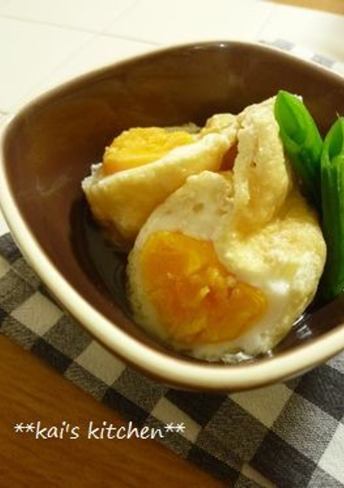 白だしであっさり上品♪卵の袋煮-レシピのメイン写真