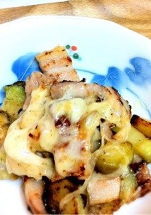 なす＆ベーコンにチーズをのせるだけ☆-レシピのメイン写真