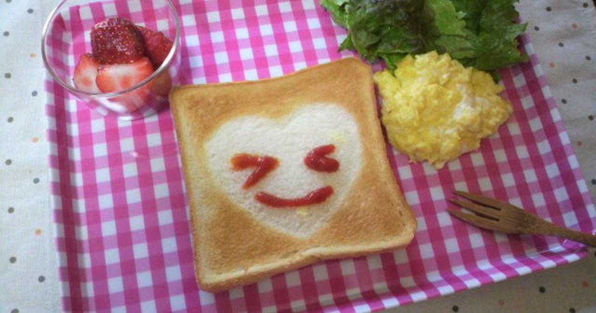 白いうさぎトースト by あっと1224 【クックパッド】 簡単おいしい