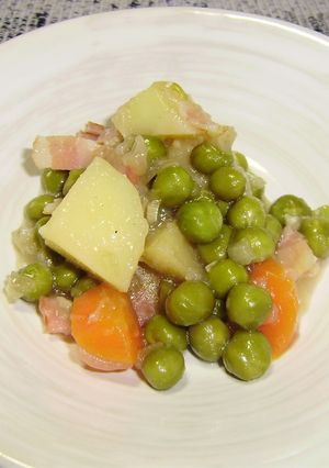 グリーンピースと新じゃがの旨煮-レシピのメイン写真