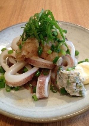 茹でイカのおろしマヨポンわさび-レシピのメイン写真