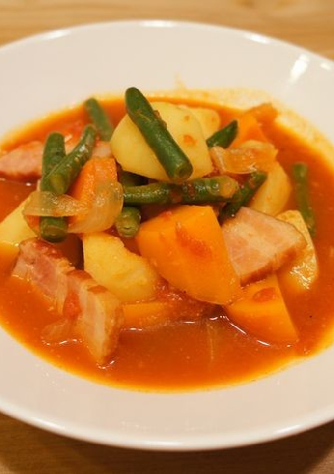 新じゃがと新玉ねぎのトマト煮-レシピのメイン写真
