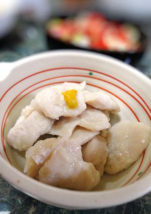 塩麹で☆鶏胸肉のツルンと湯引き-レシピのメイン写真