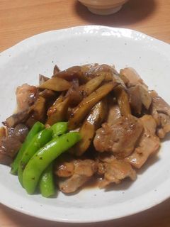 鶏肉と牛蒡のピリ辛炒め-レシピのメイン写真