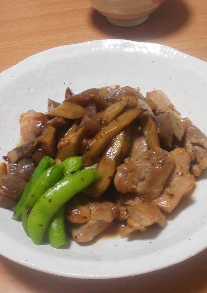 鶏肉と牛蒡のピリ辛炒め-レシピのメイン写真
