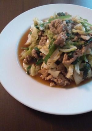 生姜たっぷり野菜炒め-レシピのメイン写真