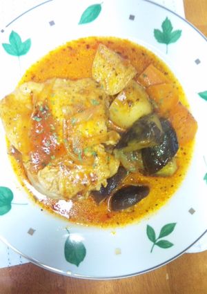 鶏肉のトマト煮込み-レシピのメイン写真