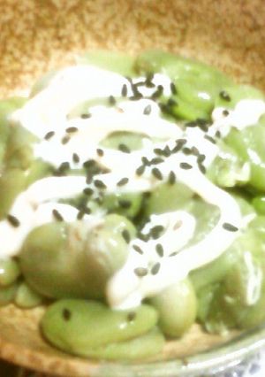 ソラ豆のマヨドレごま塩和え★-レシピのメイン写真