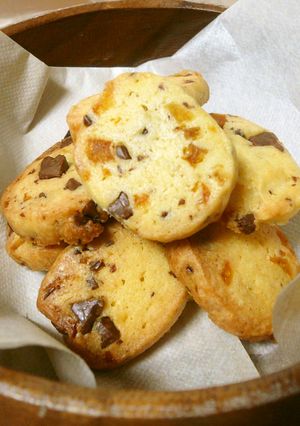 ○オレンジとチョコのクッキー○-レシピのメイン写真