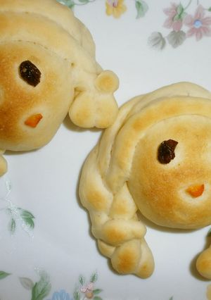 女の子のパン-レシピのメイン写真
