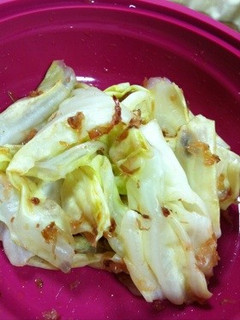 レンジでチン!キャベツの鰹梅和え-レシピのメイン写真
