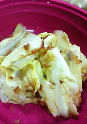 レンジでチン！キャベツの鰹梅和え-レシピのメイン写真