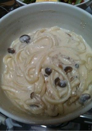 たらこのクリームうどん-レシピのメイン写真