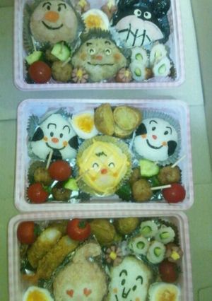 親子遠足~アンパンマン弁当-レシピのメイン写真