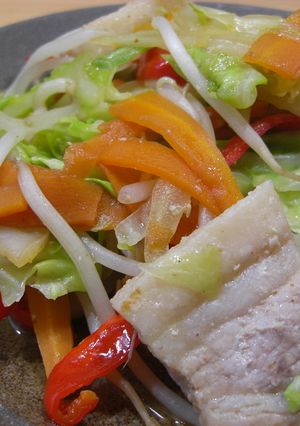 塩麹で味付けたお肉入り野菜炒め-レシピのメイン写真