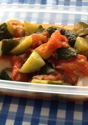 トマトときゅうりの夏野菜炒め-レシピのメイン写真