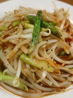 アスパラともやし炒め-レシピのメイン写真