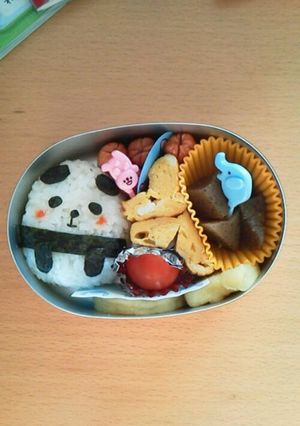 ﾗﾌﾞﾘｰパンダのお弁当♪-レシピのメイン写真