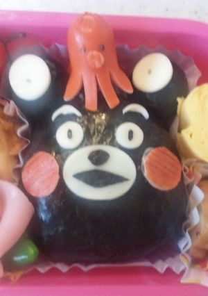 キャラ弁 くまもん-レシピのメイン写真