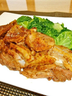 豚バラの塩麹焼きと温レタス♪-レシピのメイン写真