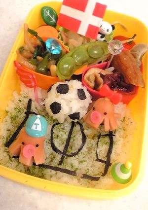 ★☆サッカー☆★ 〜キャラ弁〜-レシピのメイン写真