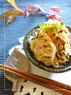 白滝のゴマ塩昆布炒め-レシピのメイン写真