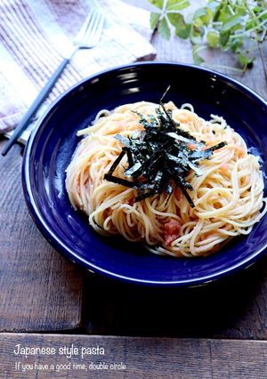 我が家の☆たらこ（明太子）スパゲッティー-レシピのメイン写真