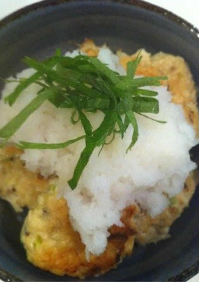 鶏ひき肉とエノキのつくねバーグ♪-レシピのメイン写真