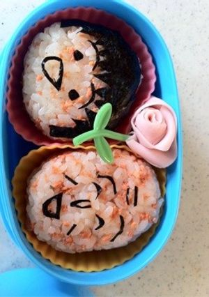 キャラ弁。・゜まるちゃん 友蔵コンビ-レシピのメイン写真