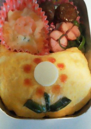 簡単キャラ弁 かわいいお花-レシピのメイン写真