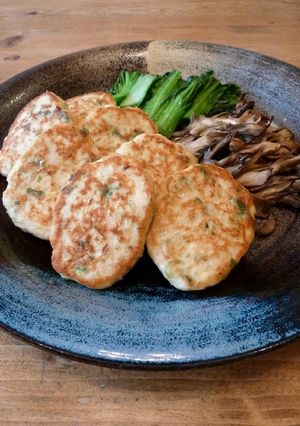塩麹で☆にんにくポン酢だれの豆腐バーグ-レシピのメイン写真