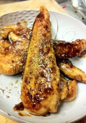 濃い!鶏ささみ焼肉のタレ焼き(´Д` )-レシピのメイン写真