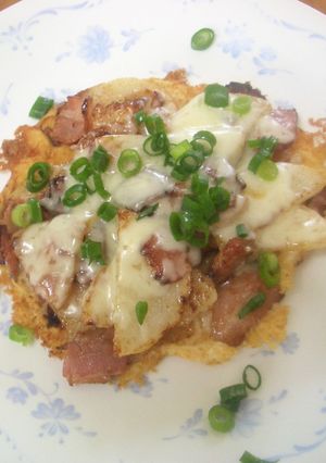 山芋とベーコンのチーズカリカリ焼き♪-レシピのメイン写真