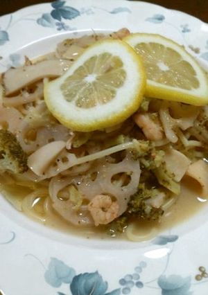 レモン風味の爽やかスープパスタ-レシピのメイン写真