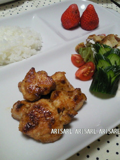 ランチにぴったりチキン胸肉の塩麹焼き-レシピのメイン写真