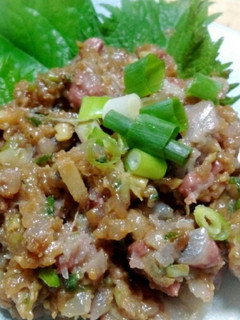 簡単!!あじのなめろう♪-レシピのメイン写真