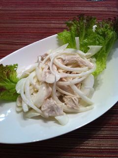 新玉ねぎと鶏肉の簡単サラダ☆-レシピのメイン写真