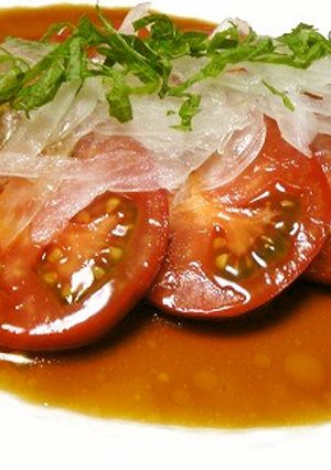 ポン酢にトマト漬けるだけ-レシピのメイン写真