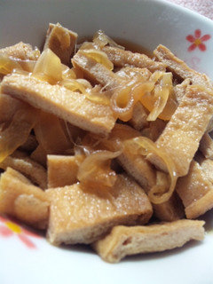 油揚げと玉ねぎの甘煮-レシピのメイン写真