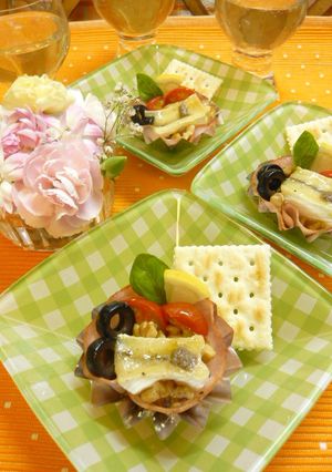 ハムカップ♪カマンベールチーズ-レシピのメイン写真
