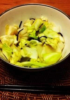 キャベツと大根の塩昆布漬け-レシピのメイン写真