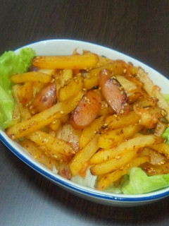 ピリ辛!じゃがキム炒め-レシピのメイン写真