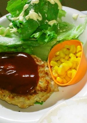 塩麹豆腐入りハンバーグ-レシピのメイン写真